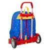 School Rucksack with Wheels Mickey Mouse Clubhouse Good day Blue 33 x 42 x 14 cm