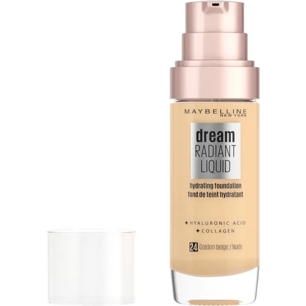 Maybelline Dream Satin Liquid Foundation & Serum 24 Golden Beige 30ml