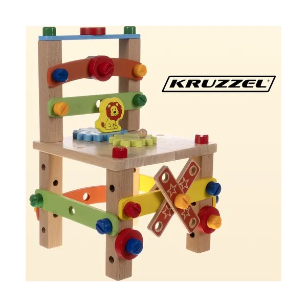 Koka montāžas krēsls Kruzzel 22506