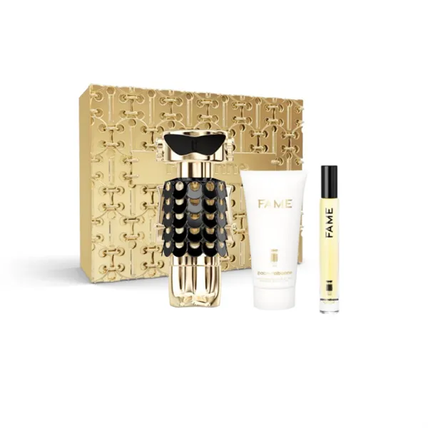 Paco Rabanne Fame Parfum Spray 80ml Set 3 Pieces