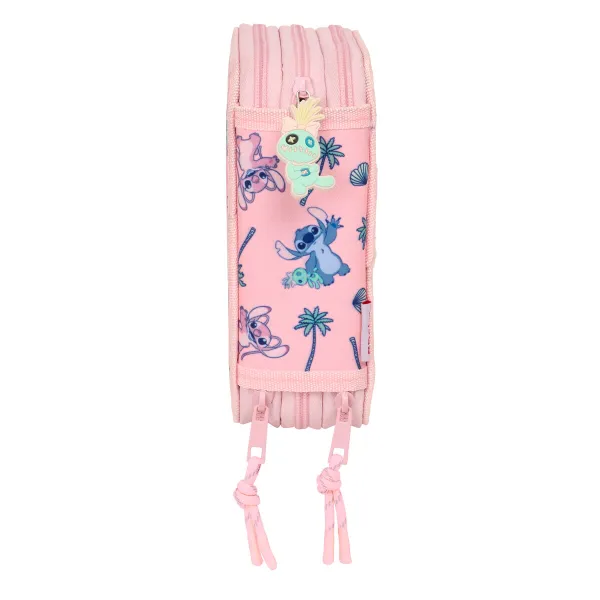 Skolas Penālis ar Piederumiem Lilo & Stitch Beach Rozā 12,5 x 19,5 x 5,5 cm 37 Daudzums