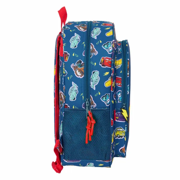 Skolas soma Cars Racing Tumši Zils 33 x 42 x 14 cm