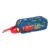 Divkāršs futrālis Cars Racing Tumši Zils 21 x 8 x 6 cm