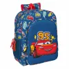 Skolas soma Cars Racing Tumši Zils 32 x 38 x 12 cm