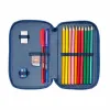 Dvigubo pieštuko dėklas Cars Racing Tamsiai mėlyna 12.5 x 19.5 x 4 cm Dvigubo pieštuko dėklas 29 Dalys