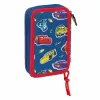 Dvigubo pieštuko dėklas Cars Racing Tamsiai mėlyna 12.5 x 19.5 x 4 cm Dvigubo pieštuko dėklas 29 Dalys