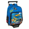 Skolas mugursoma ar riteņiem Hot Wheels Let's race Zils Melns 27 x 10 x 67 cm