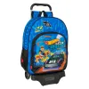 Skolas mugursoma ar riteņiem Hot Wheels Let's race Zils Melns 33 x 42 x 14 cm