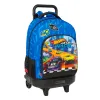Skolas mugursoma ar riteņiem Hot Wheels Let's race Zils Melns 33 x 45 x 22 cm