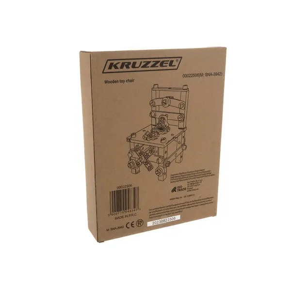 Puinen kokoonpanotuoli Kruzzel 22506
