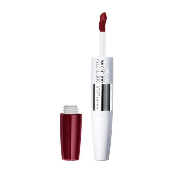 Maybelline Superstar 24 2-Step Liquid Lispstick Makeup 510 Red Passion