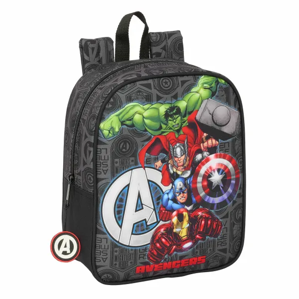 Mokyklinis krepšys The Avengers Vendetta Juoda 22 x 27 x 10 cm