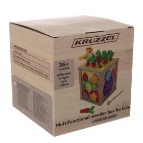 Puinen opetuskuutio - Kruzzel-lajittelija 22566