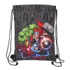 Сумка-рюкзак на веревках The Avengers Vendetta Чёрный 26 x 34 x 1 cm