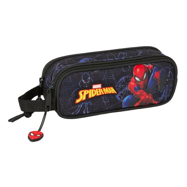 Dvigubas penalas Spider-Man Attack Juoda 21 x 8 x 6 cm