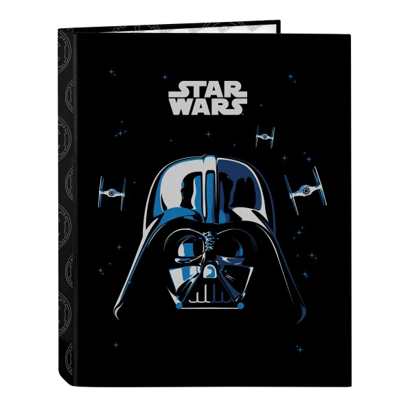 Žiedinis segtuvas Star Wars Rebellion Juoda A4 26.5 x 33 x 4 cm