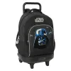 School Rucksack with Wheels Star Wars Rebellion Black 33 x 45 x 22 cm