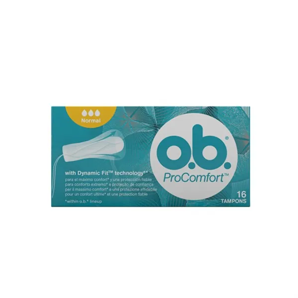 O.B Pro Comfort Normal Tampons 16 Units