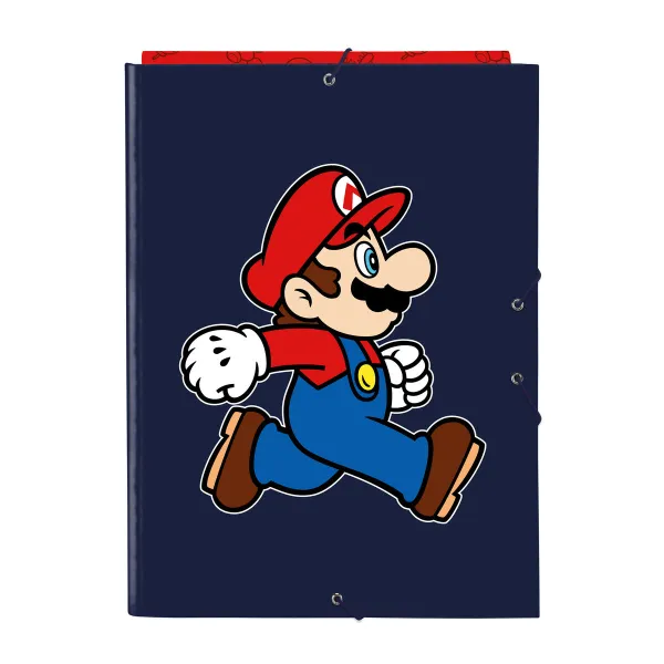 Папка-регистратор Super Mario Trick Красный Темно-синий A4 26 x 33.5 x 2.5 cm
