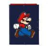 Rengaskansio Super Mario Trick Punainen Tummansininen A4 26 x 33.5 x 2.5 cm