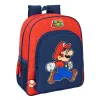 Skolas soma Super Mario Trick Sarkans Tumši zils 32 x 38 x 12 cm