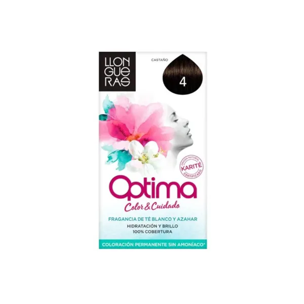 Llongueras Optima Hair Colour 4 Brown