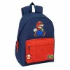 Koululaukku Super Mario Trick Punainen Tummansininen 31 x 43 x 13 cm