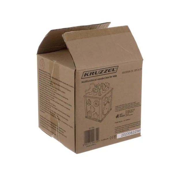 Wooden educational cube - Kruzzel sorter 22566