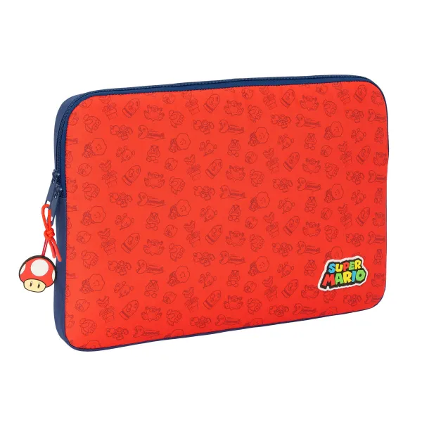 Mokyklinis krepšys Super Mario Trick Raudona Tamsiai mėlyna 39,5 x 27,5 x 3,5 cm