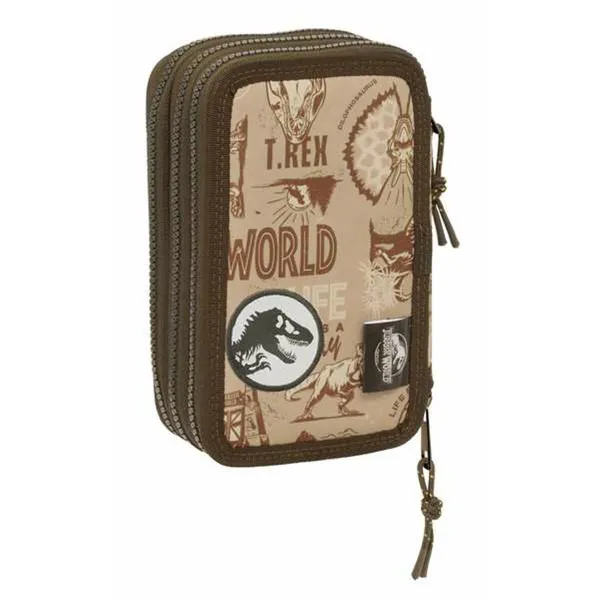 Penālis ar vietu trim zīmuļiem Jurassic World Smiltis 12,5 x 19,5 x 5,5 cm 37 Daudzums