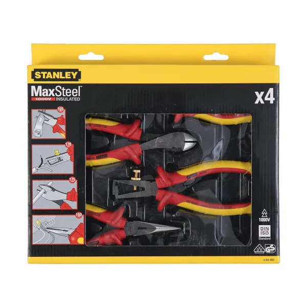 плоскогубцы Stanley 4 Предметы