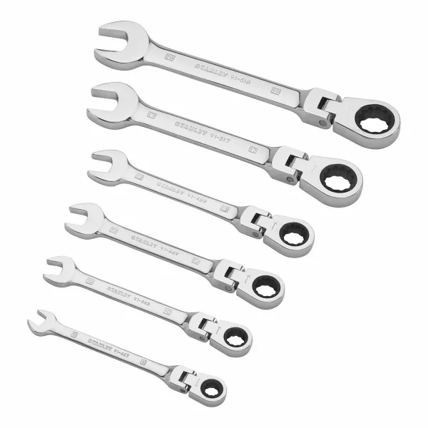 Combination spanner set Stanley 181a.25cpepb 8-19 mm 6 Dalys