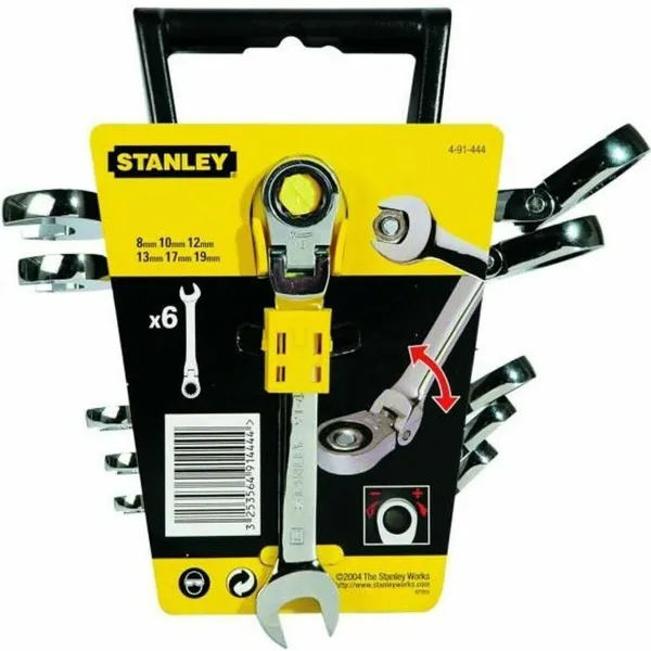 Combination spanner set Stanley 181a.25cpepb 8-19 mm 6 Dalys