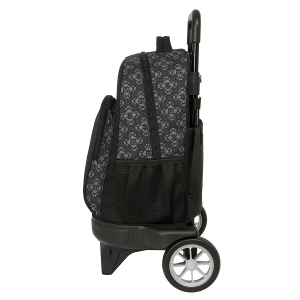 School Rucksack with Wheels Safta Combat Black 33 x 45 x 22 cm