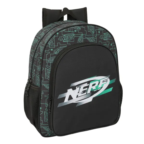 Skolas soma Nerf Game Melns 32 x 38 x 12 cm