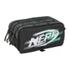 Тройной пенал Nerf Game Чёрный 21,5 x 10 x 8 cm