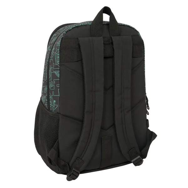 School Bag Nerf Game Black 31 x 44 x 17 cm