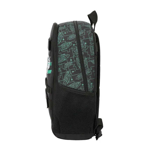 School Bag Nerf Game Black 31 x 44 x 17 cm