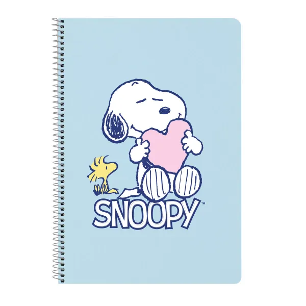 Märkmik Snoopy Love Sinine A4 80 Lehed