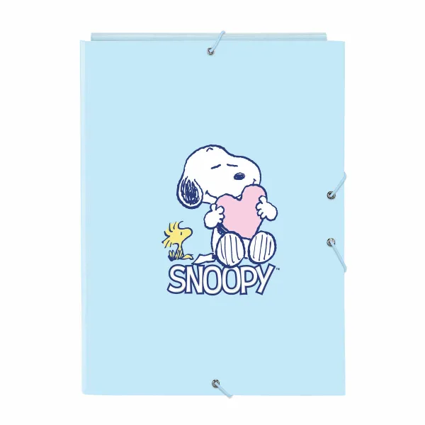 Папка-регистратор Snoopy Love Синий A4 26 x 33.5 x 2.5 cm