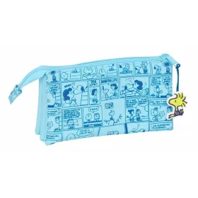 Holdall Snoopy Love Light Blue 22 x 12 x 3 cm