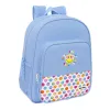 Школьный рюкзак Smiley Joyful Синий Разноцветный 32 x 38 x 12 cm