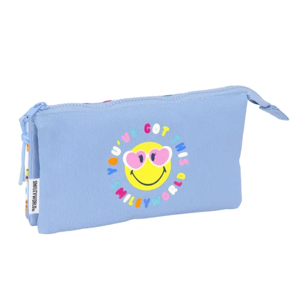 Несессер Smiley Joyful Разноцветный Светло Синий 22 x 12 x 3 cm