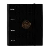 Žiedinis segtuvas BlackFit8 Old school Juoda Pilka 27 x 32 x 3.5 cm