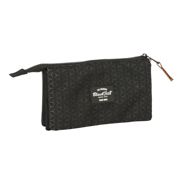 Ceļasoma BlackFit8 Old school Melns Pelēks 22 x 12 x 3 cm