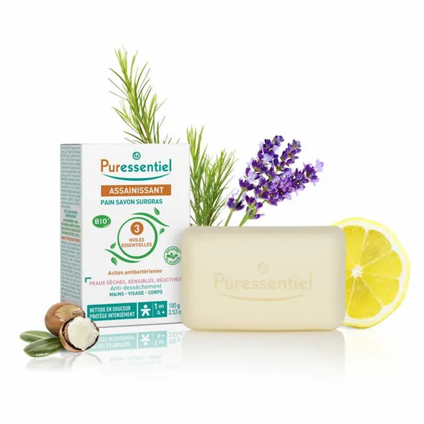 Puressentiel Pain Savon Surgras Bio 100g