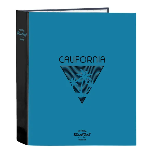 Папка-регистратор BlackFit8 California Синий Чёрный A4 27 x 33 x 6 cm