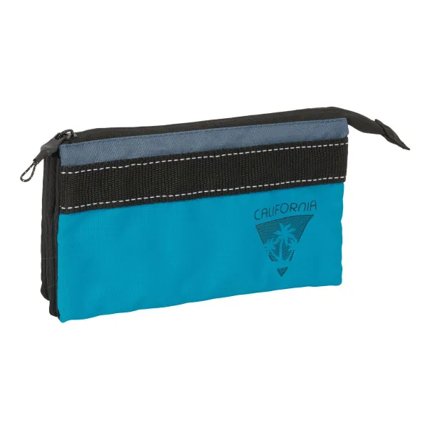 Holdall BlackFit8 California Blue Black 22 x 12 x 3 cm