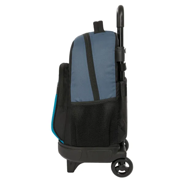 Skolas mugursoma ar riteņiem BlackFit8 California Zils Melns 33 x 45 x 22 cm