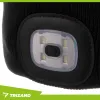 Talvemüts taskulambiga - must Trizand 22663